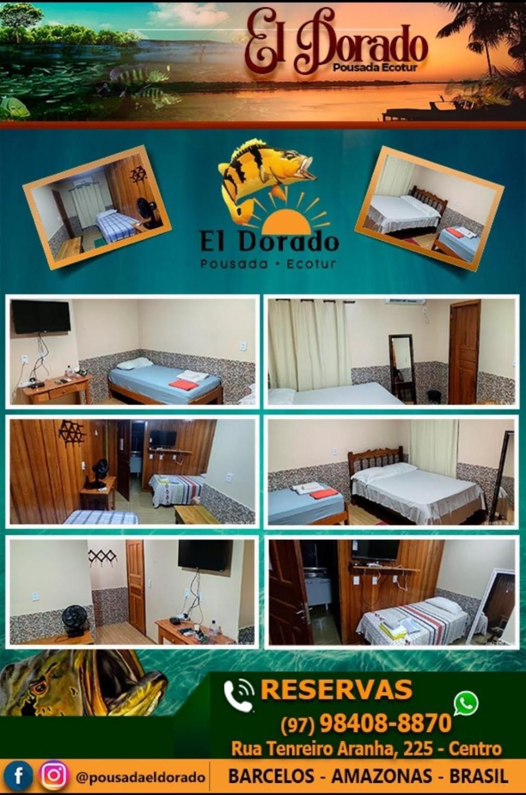 El Dorado Pousada Apartman Barcelos Kültér fotó